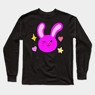 Wink Wink Bunny Long Sleeve T-Shirt